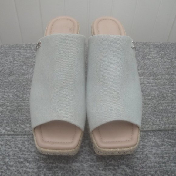 Karl Lagerfeld Paris Women's Corissa Slip on Espadrille Wedge Sandal 9.5M - Picture 4 of 9